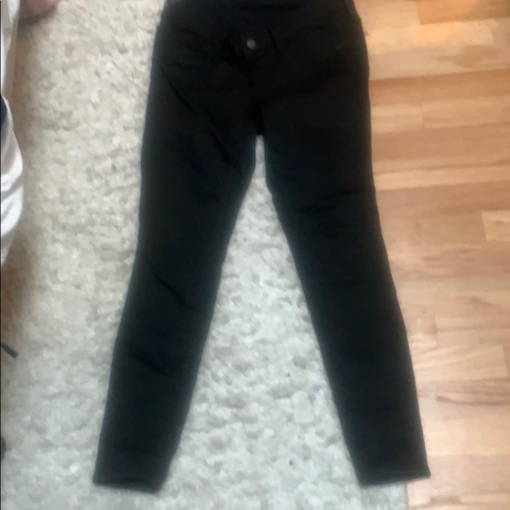 Old navy black full panel maternity jeans